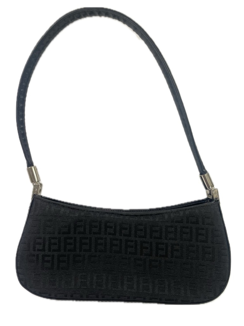 Double F Black Shoulder Bag - Unbranded